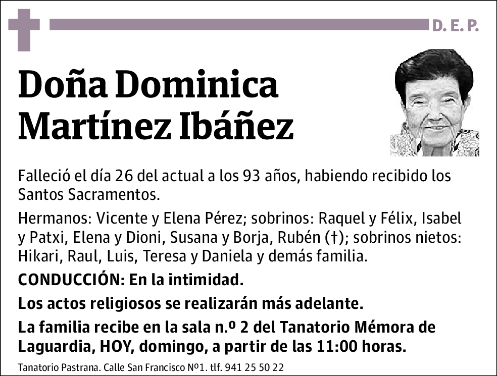 Dominica Martínez Ibáñez