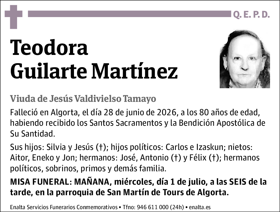 Teodora Guilarte Martínez