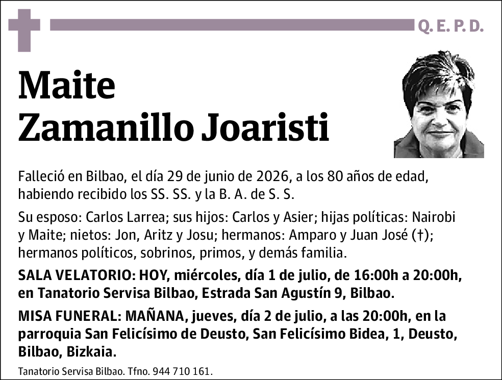 Maite Zamanillo Joaresti