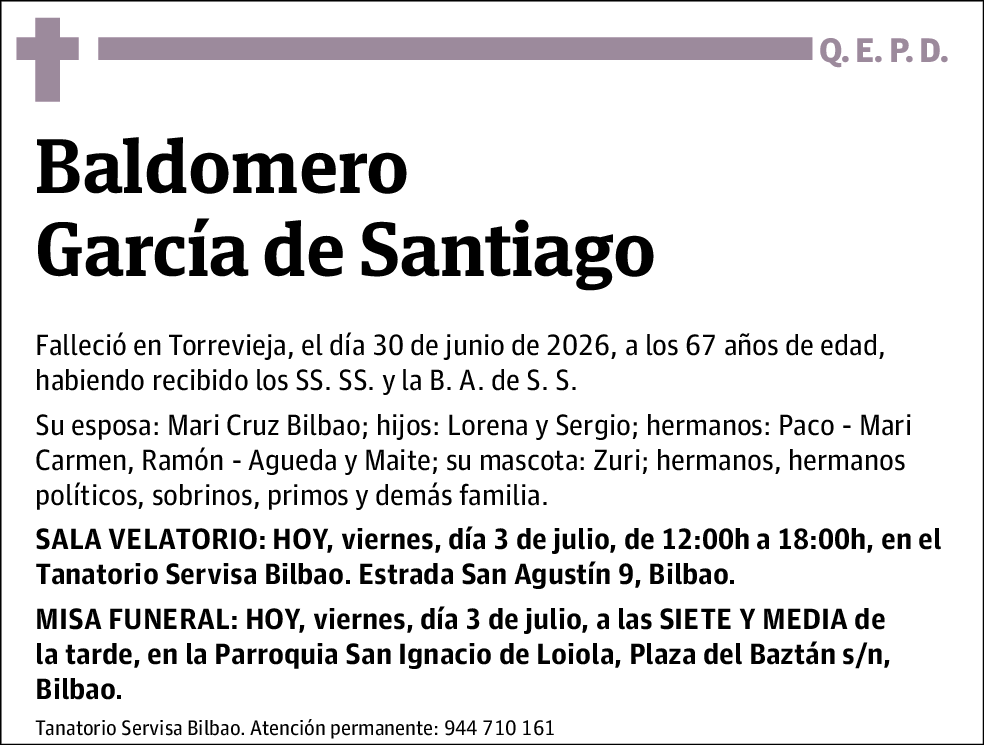 Baldomero García de Santiago