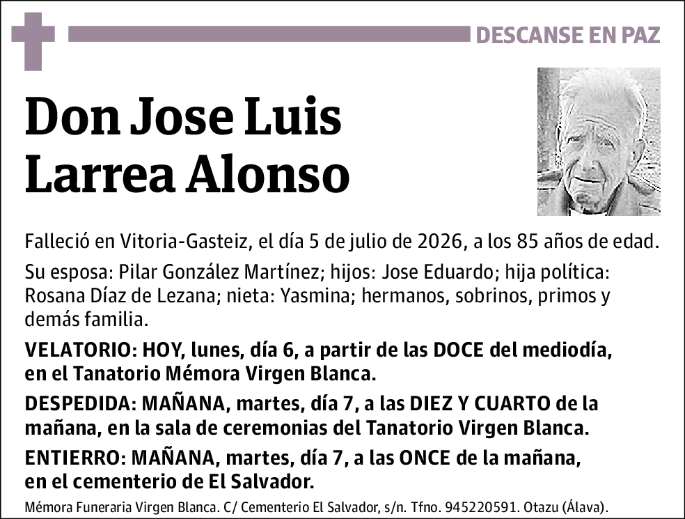 Jose Luis Larrea Alonso