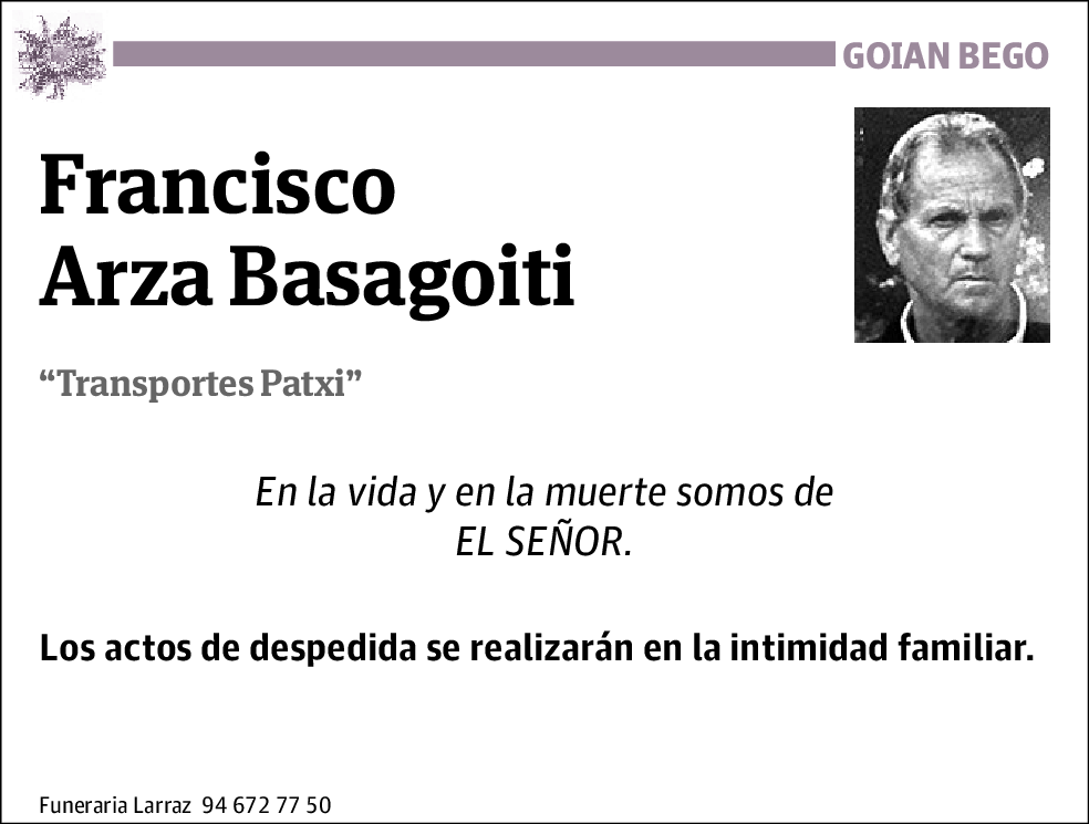 Francisco Arza Basagoiti