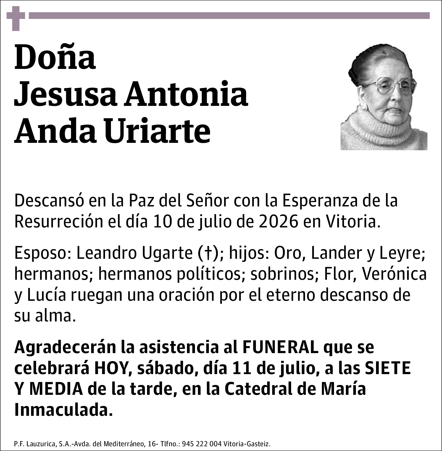 Jesusa Antonia Anda Uriarte
