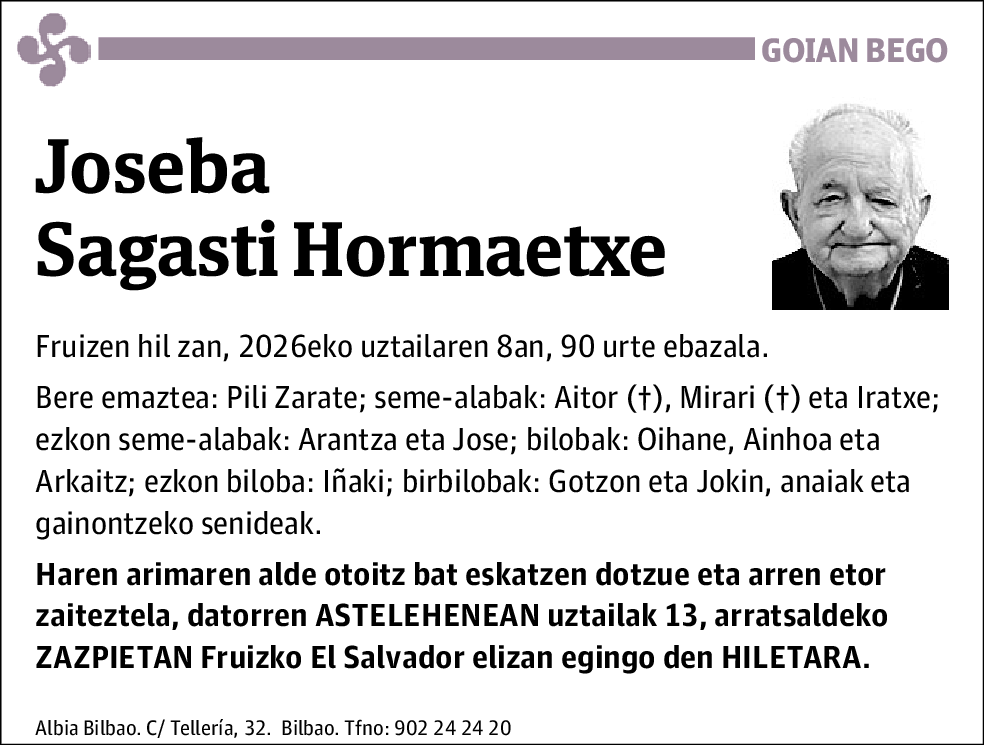 Joseba Sagasti Hormaetxe
