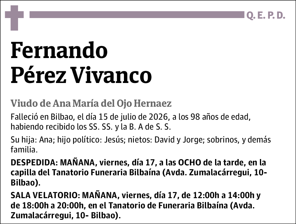 Fernando Pérez Vivanco