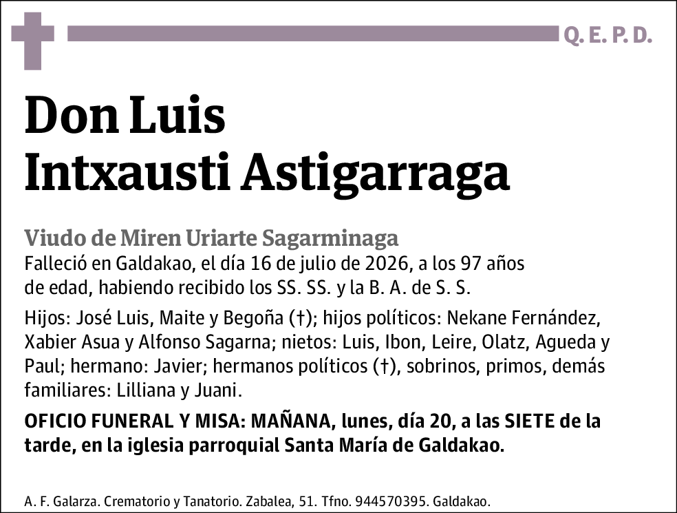 Luis Intxausti Astigarraga
