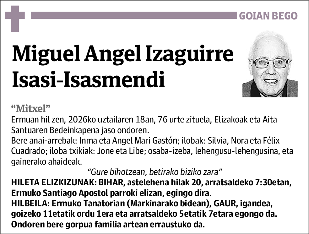 Miguel Angel Izaguirre Isasi-Isasmendi