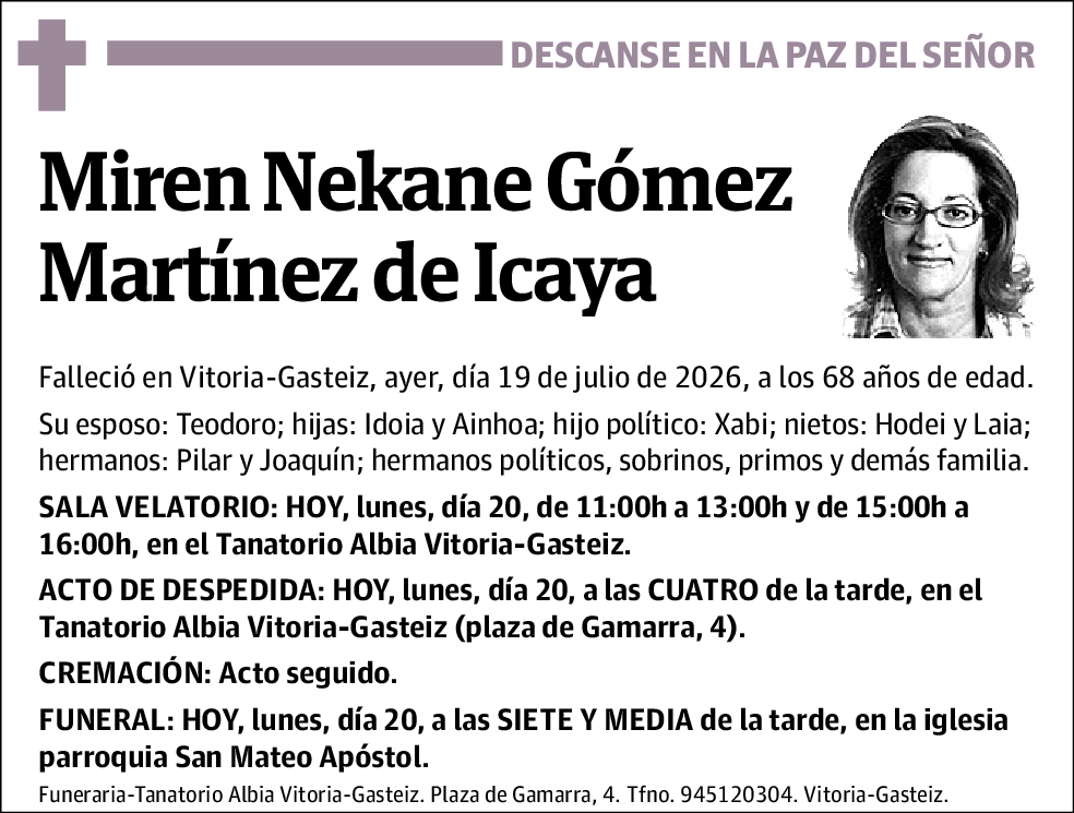 Miren Nekane Gómez Martínez de Icaya