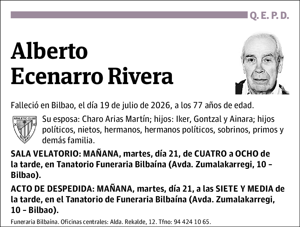 Alberto Ecenarro Rivera