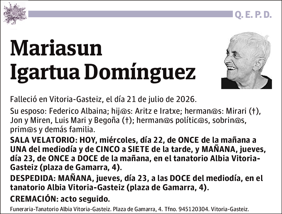 Mariasun Igartua Domínguez