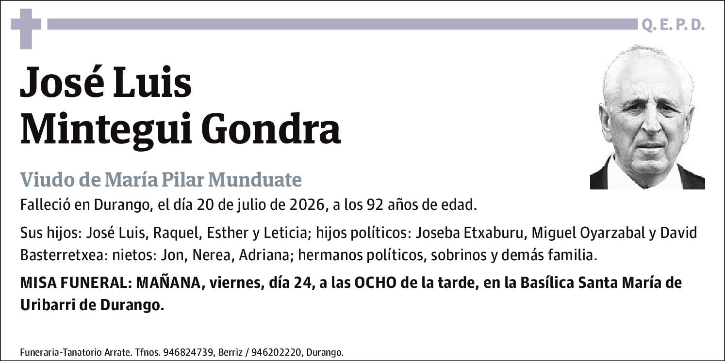 José Luis Mintegui Gondra