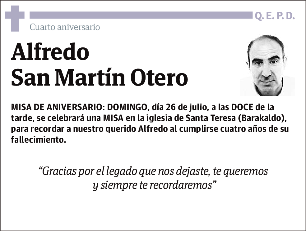 Alfredo San Martin Otero