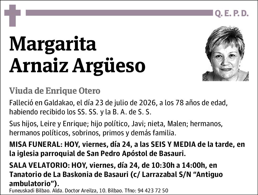 Margarita Arnaiz Argüeso