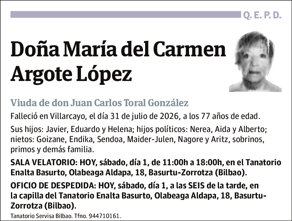 María del Carmen Argote López