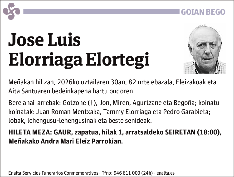 Jose Luis Elorriaga Elortegui