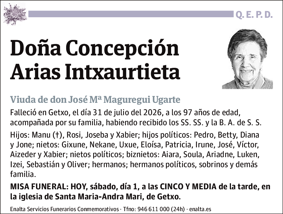Concepción Arias Intxaurtieta