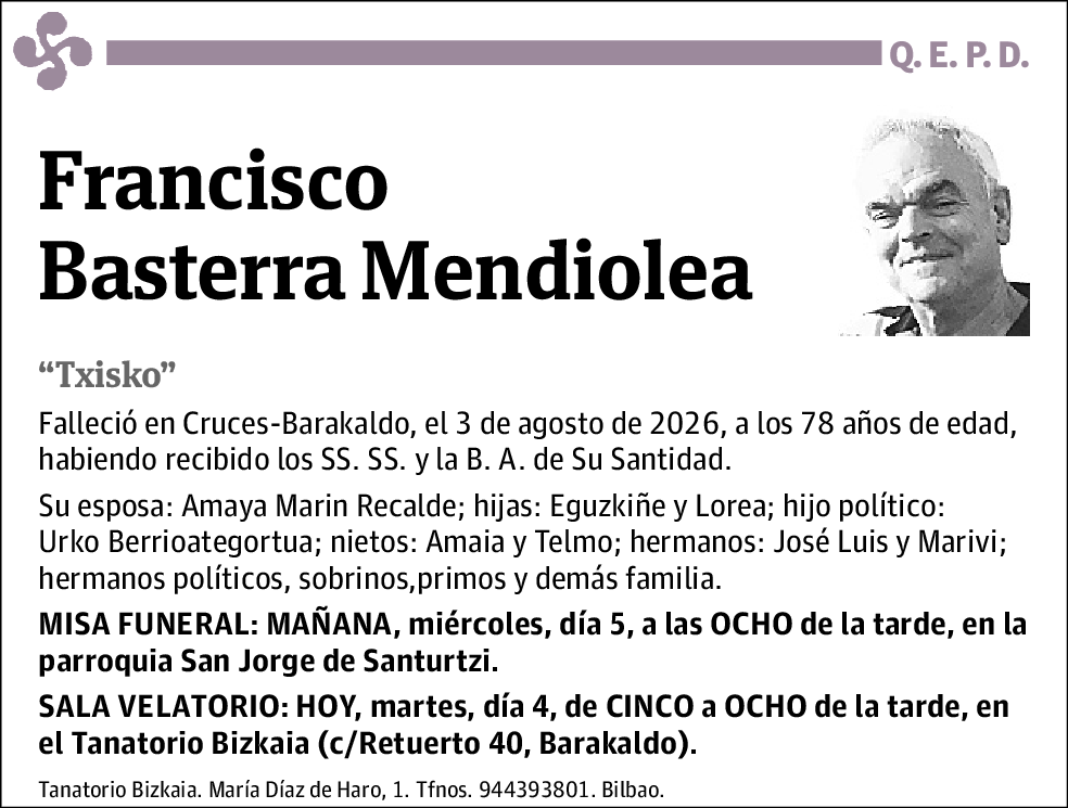 Francisco Basterra Mendiolea