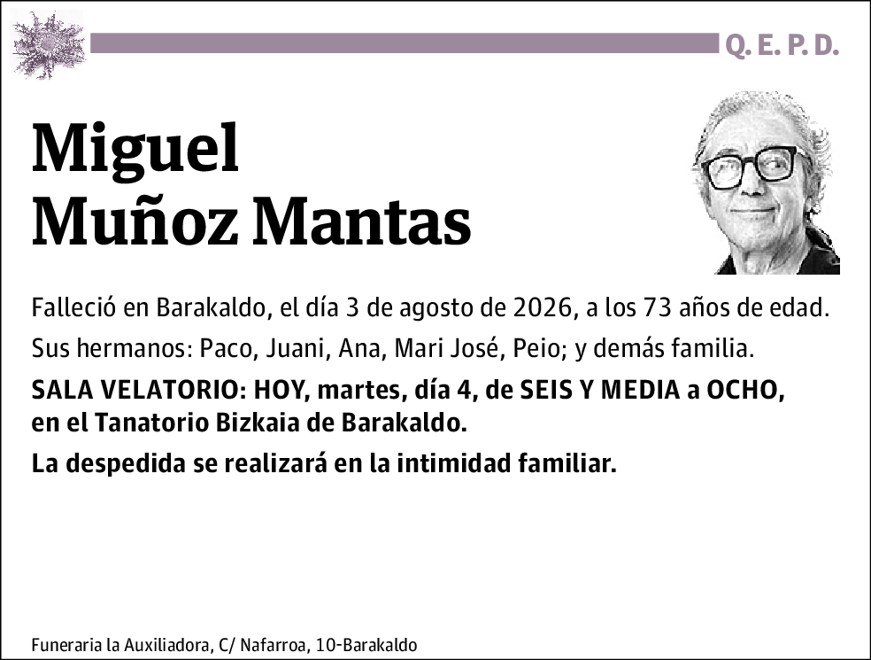 Miguel Muñoz Mantas