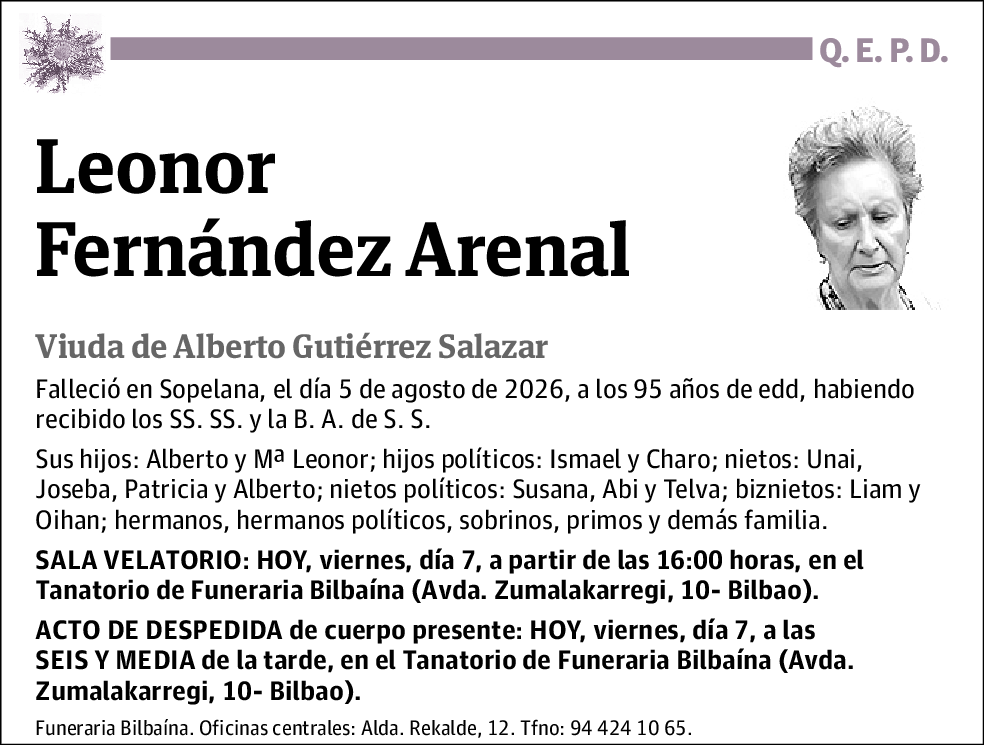 Leonor Fernández Arenal