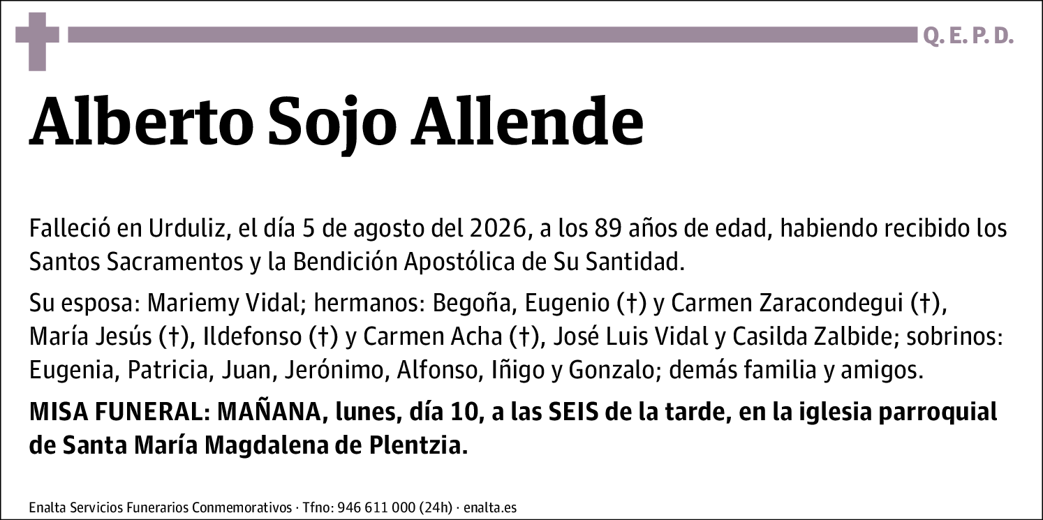 Alberto José Sojo Allende
