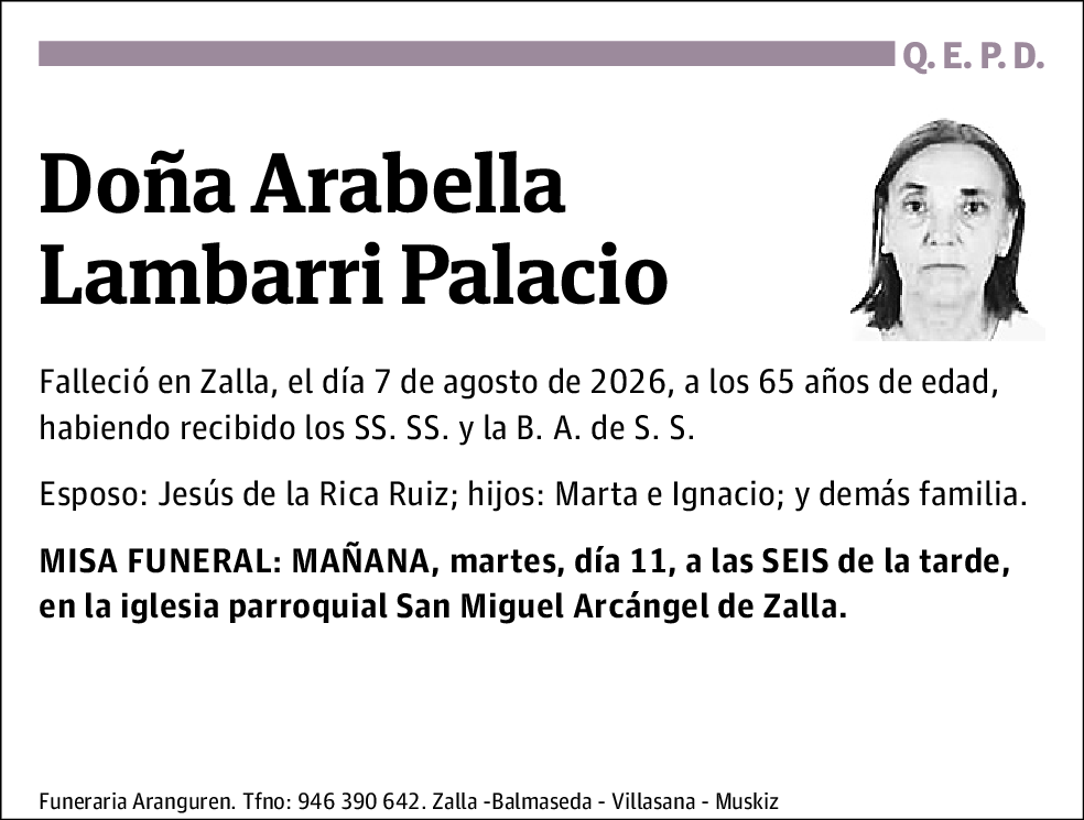 Arabella Lambarri Palacio