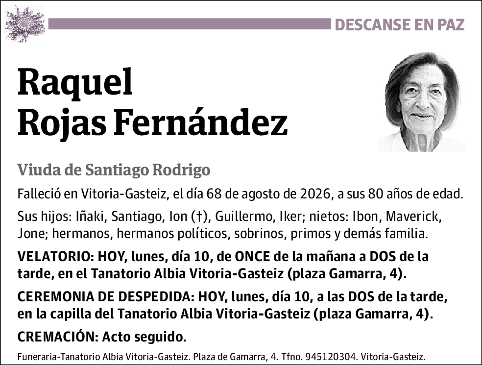 Raquel Rojas Fernández