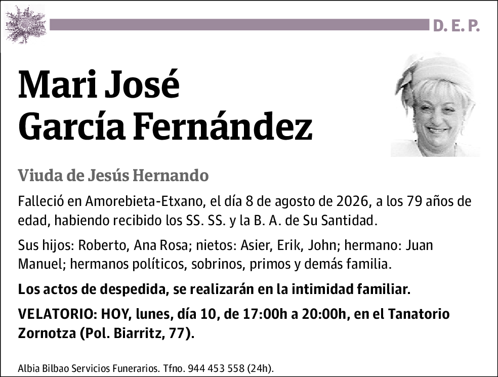 Mari Jose García Fernández