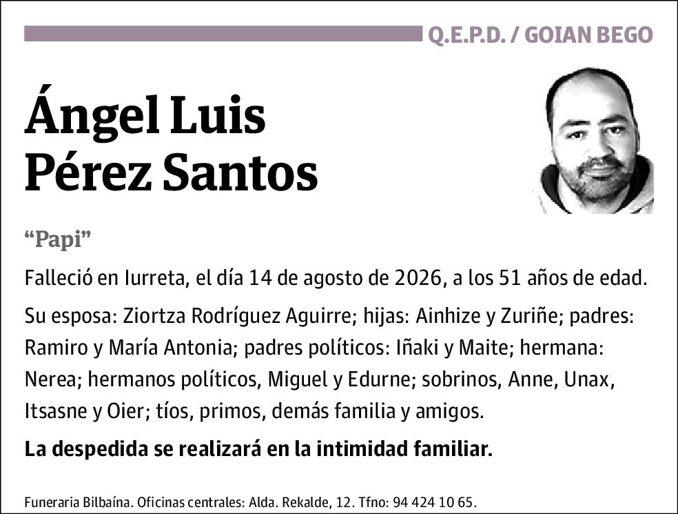 Ángel Luis Pérez Santos