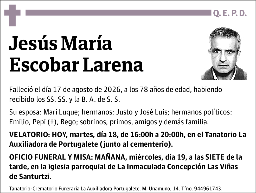 Jesús María Escobar Larena
