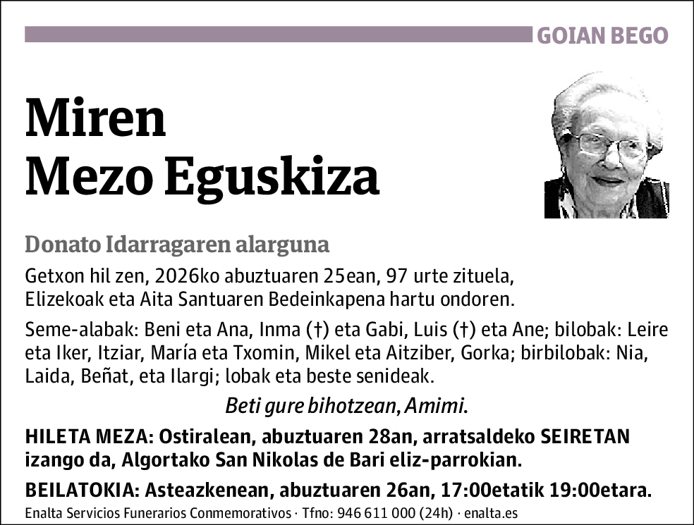 Miren Mezo Eguskiza