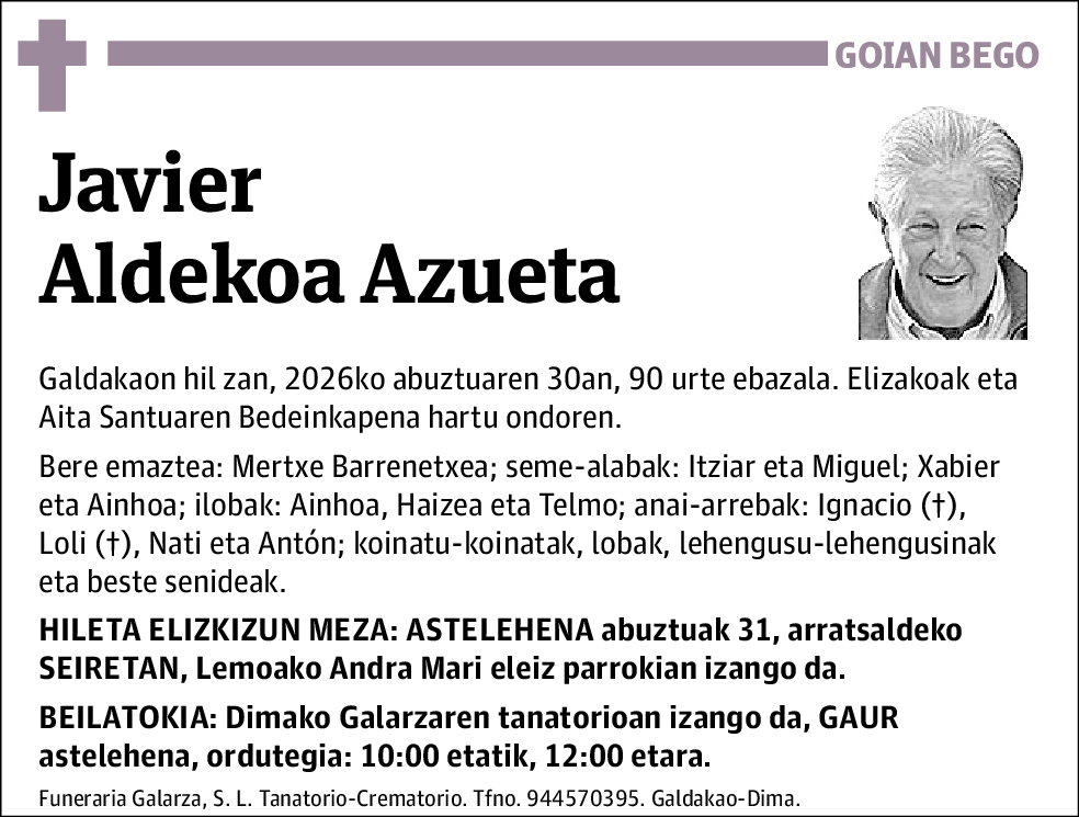 Javier Aldekoa Azueta