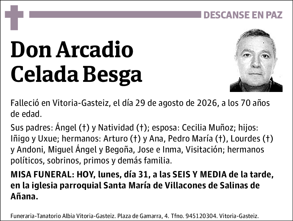 Arcadio Celada Besga