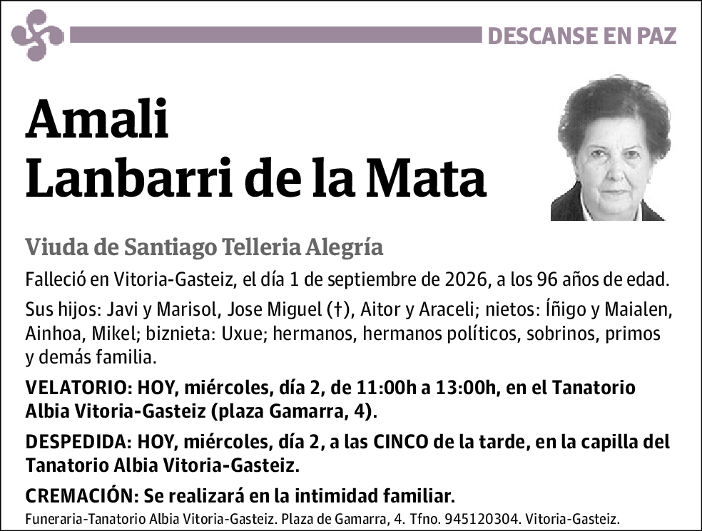 Amali Lanbarri de la Mata