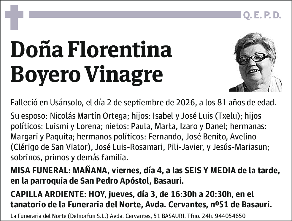 Florentina Boyero Vinagre