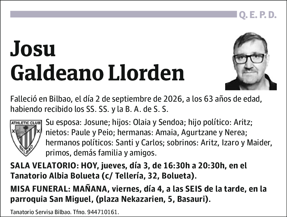 Josu Galdeano Llorden