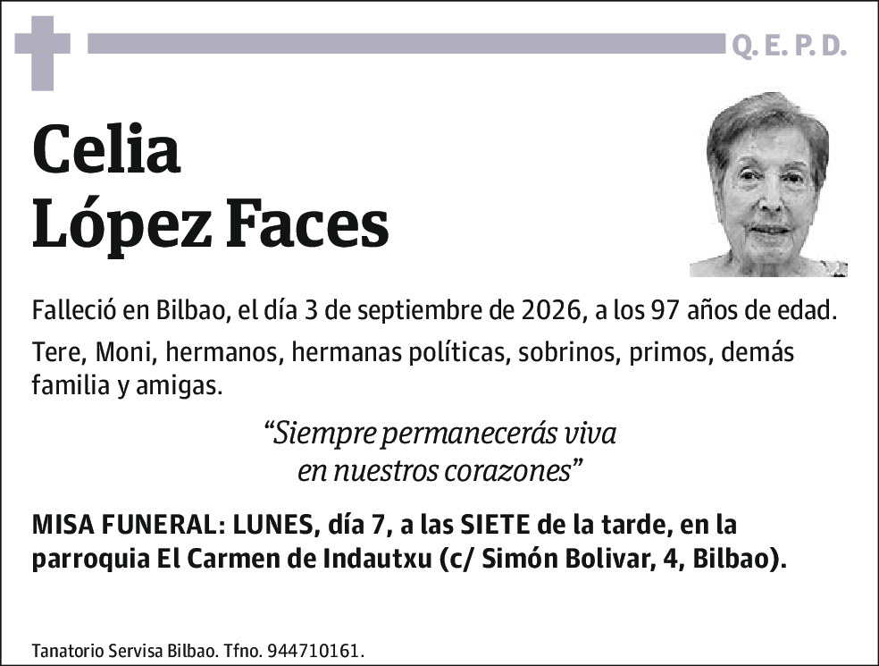 Celia López Faces