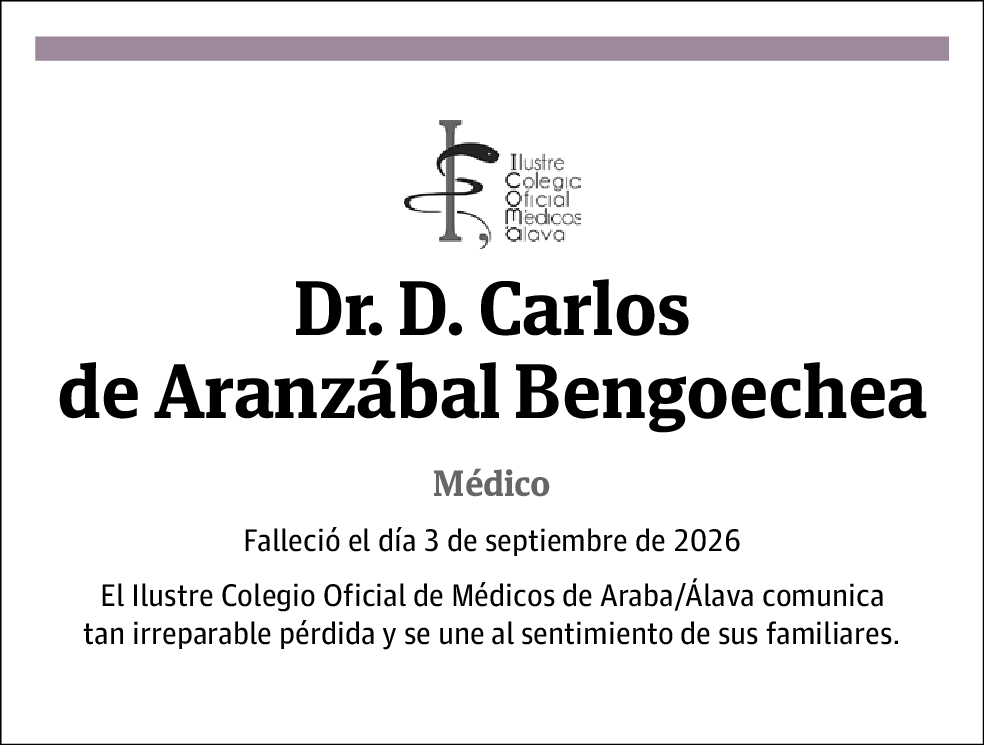 Carlos de Aranzábal Bengoechea
