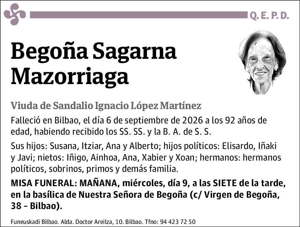 Begoña Sagarna Mazorriaga