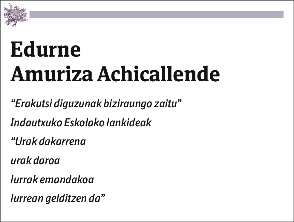 Edurne Amuriza Achicallende