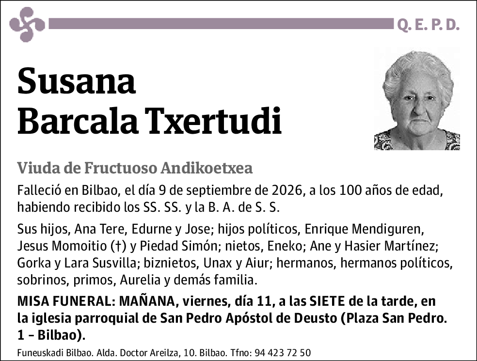 Susana Barcala Txertudi