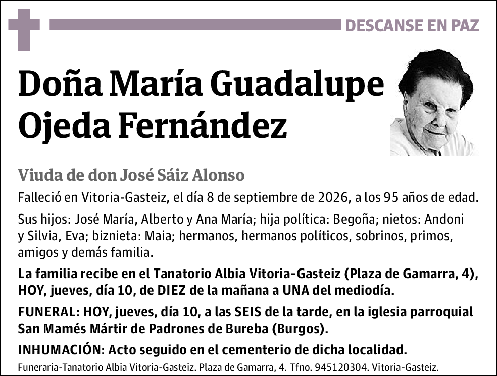 María Guadalupe Ojeda Fernández