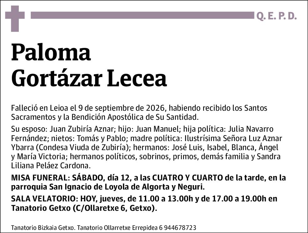 Paloma Gortázar Lecea