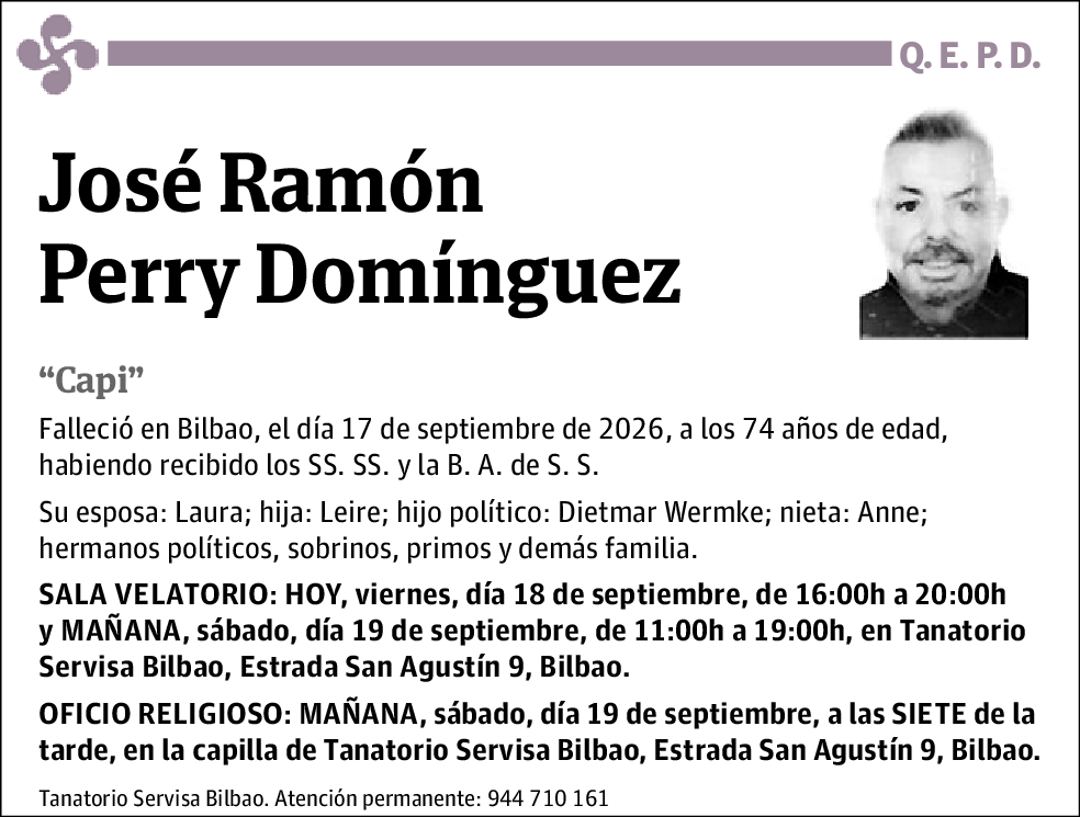 José Ramón Perry Domínguez