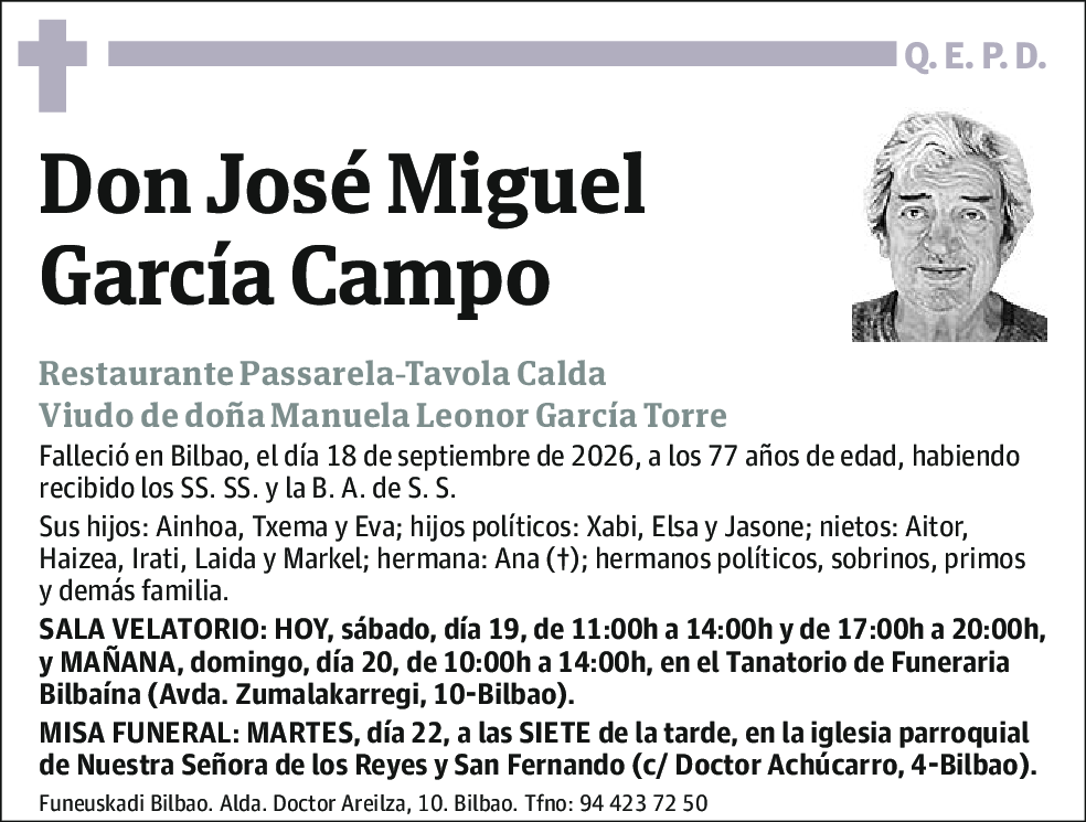 José Miguel García Campo