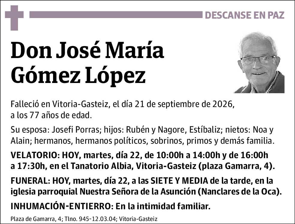 José María Gómez López