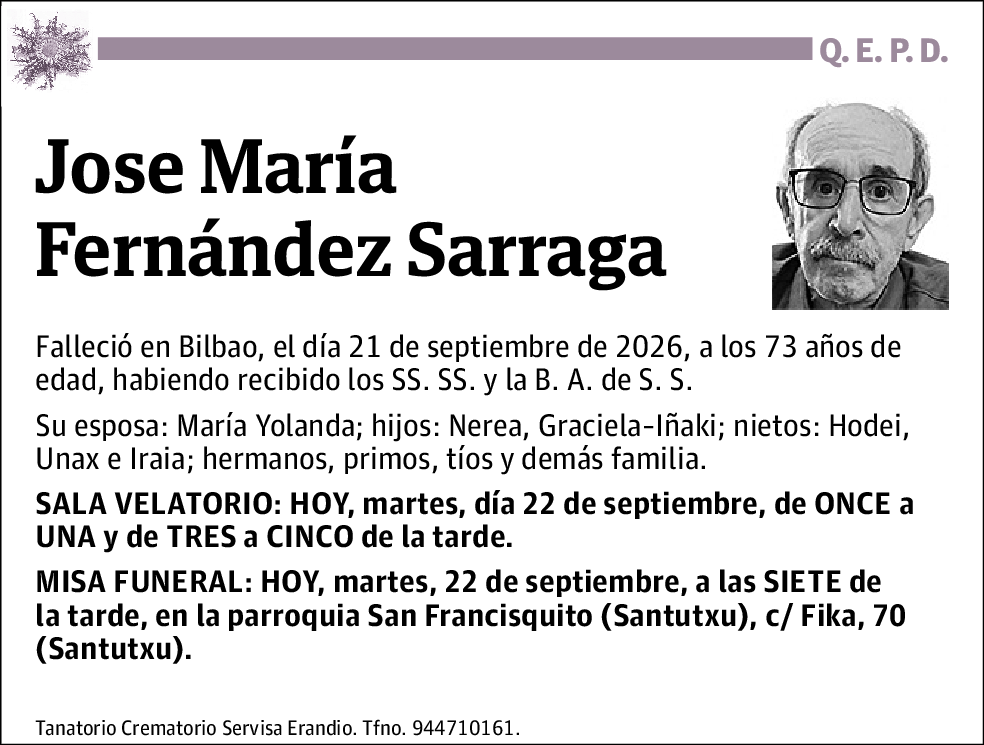 Jose María Fernández Sarraga