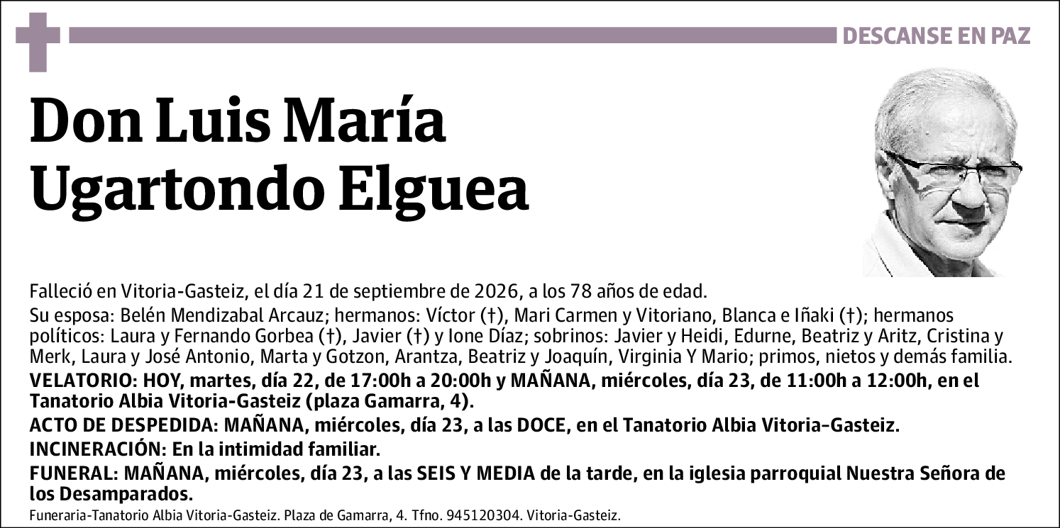 Luis María Ugartondo Elguea