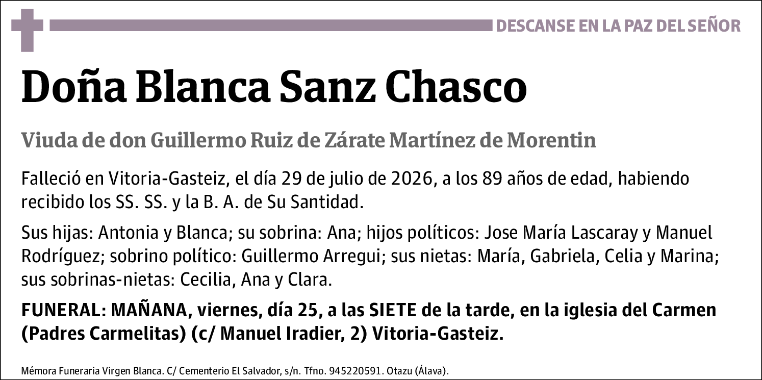 Blanca Sanz Chasco