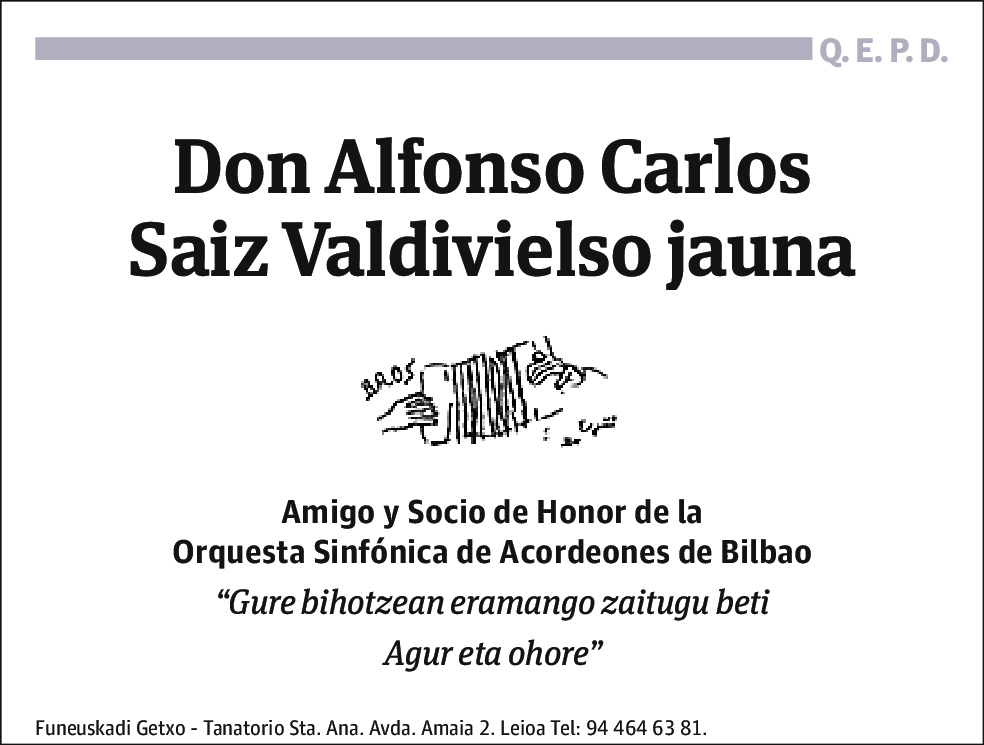 Alfonso Carlos Saiz Valdivielso