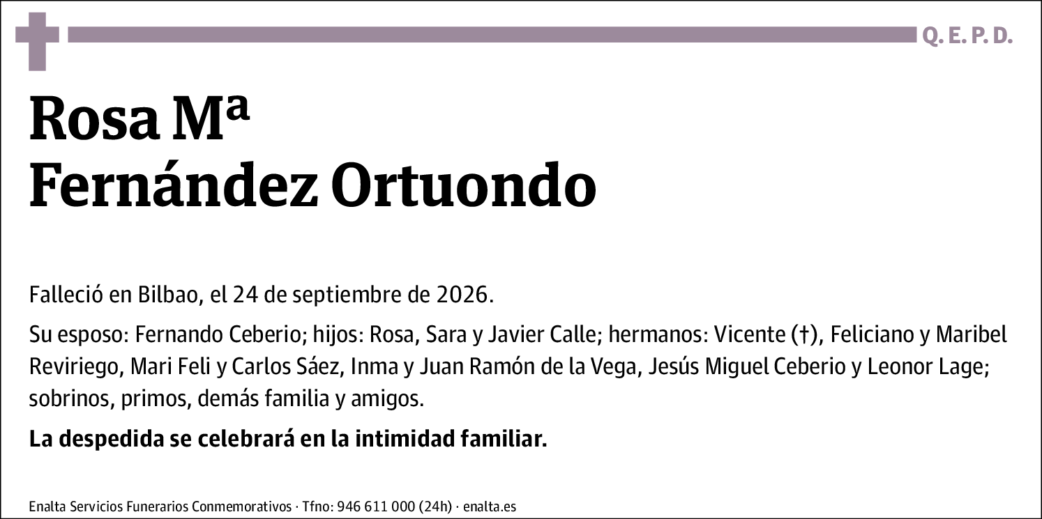 Rosa María Fernández Ortuondo